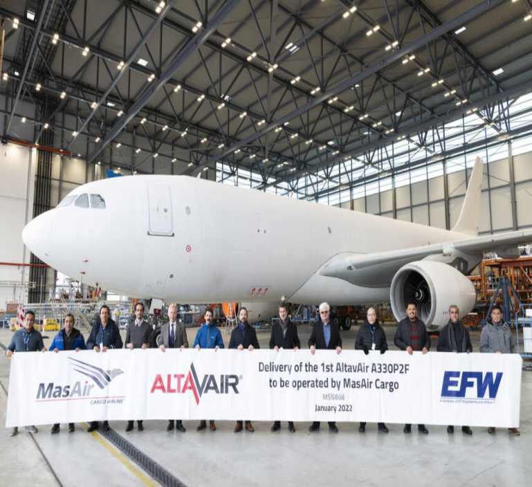 首架a330p2f由efw重新给altavair