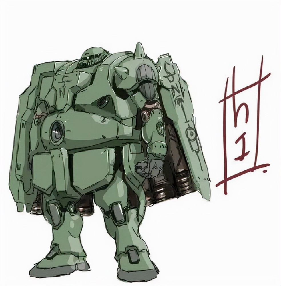 模玩控机动战士高达独眼机体插画合集