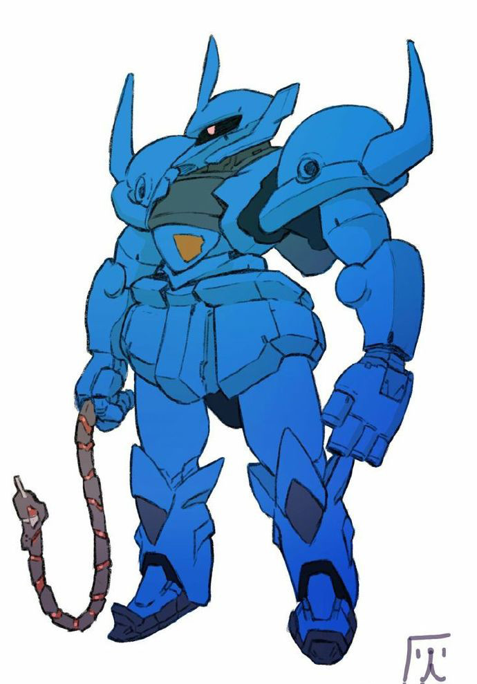 模玩控机动战士高达独眼机体插画合集