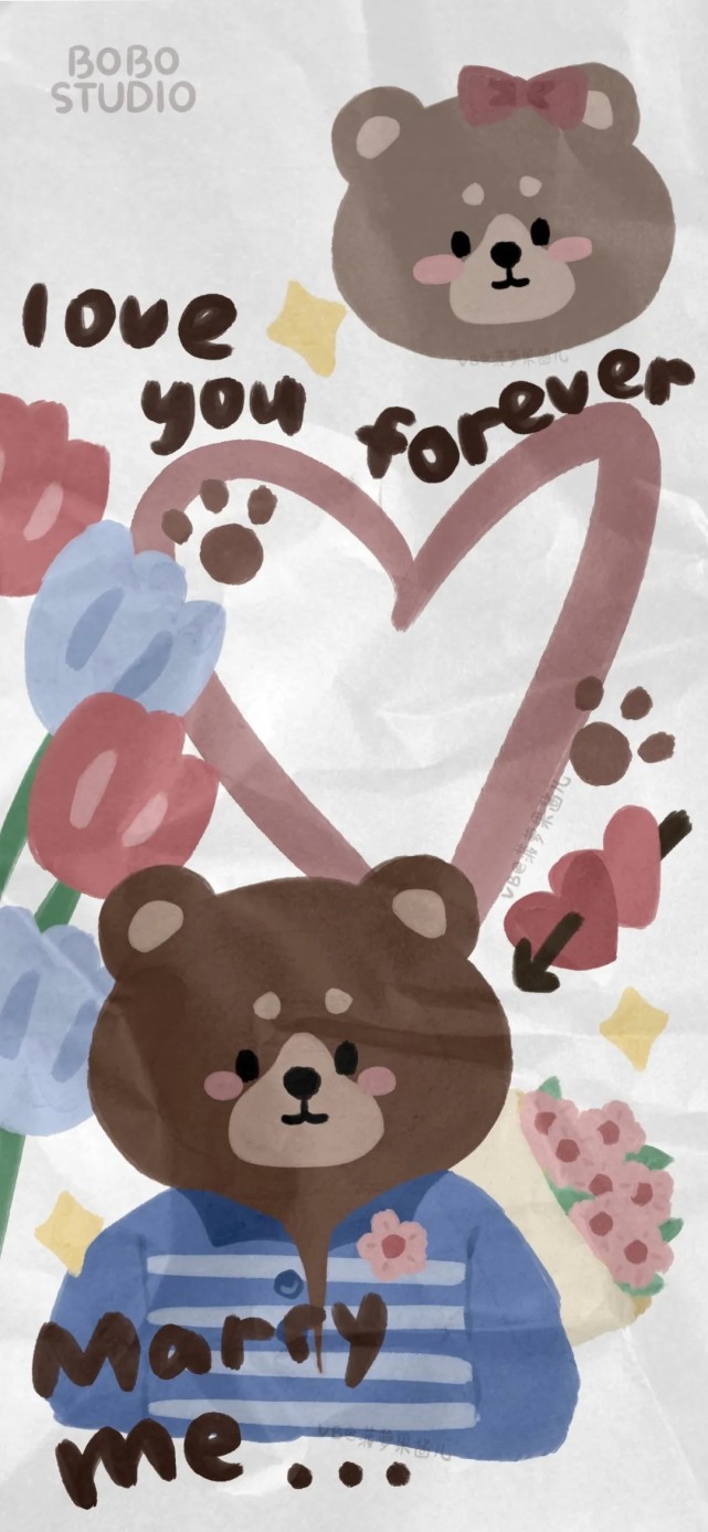 纸质熊熊壁纸合集 错过后悔