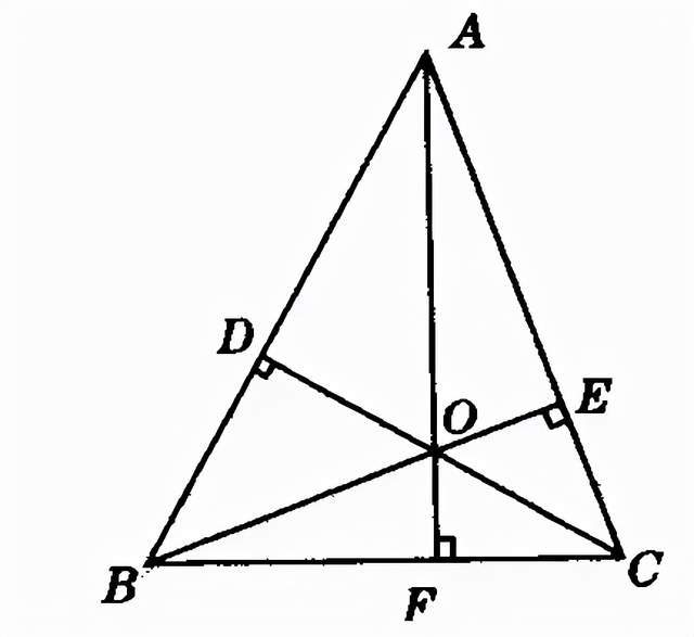 三角形的中垂线图片