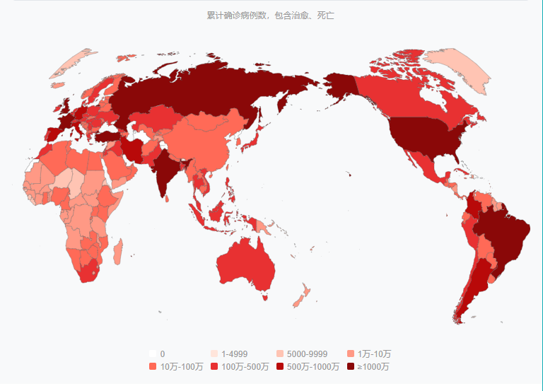 全球疫情最新资讯:国外疫情最新消息分布图 