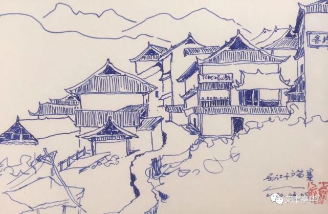边走边画一梦之源的西江千户苗寨醉人的风景糟糕的服务