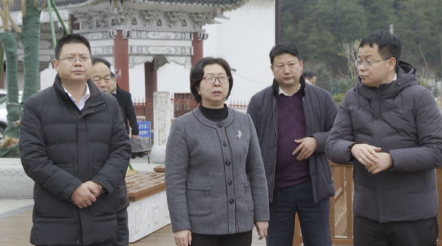 黄冈市副市长,市人防办主任肖红娟到罗田县检查督办地标优品项目推进