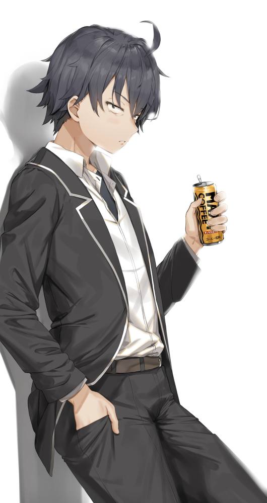 春物比企谷八幡图片