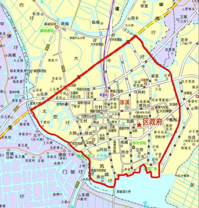 禁放区域示意图(1)石固河以西,湖滨大道以北(含湖滨大道),官溪河