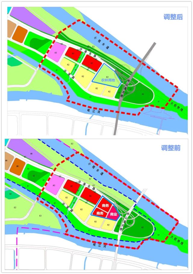 火炬快线意向线位曝光中山岐江新城部分控规调整