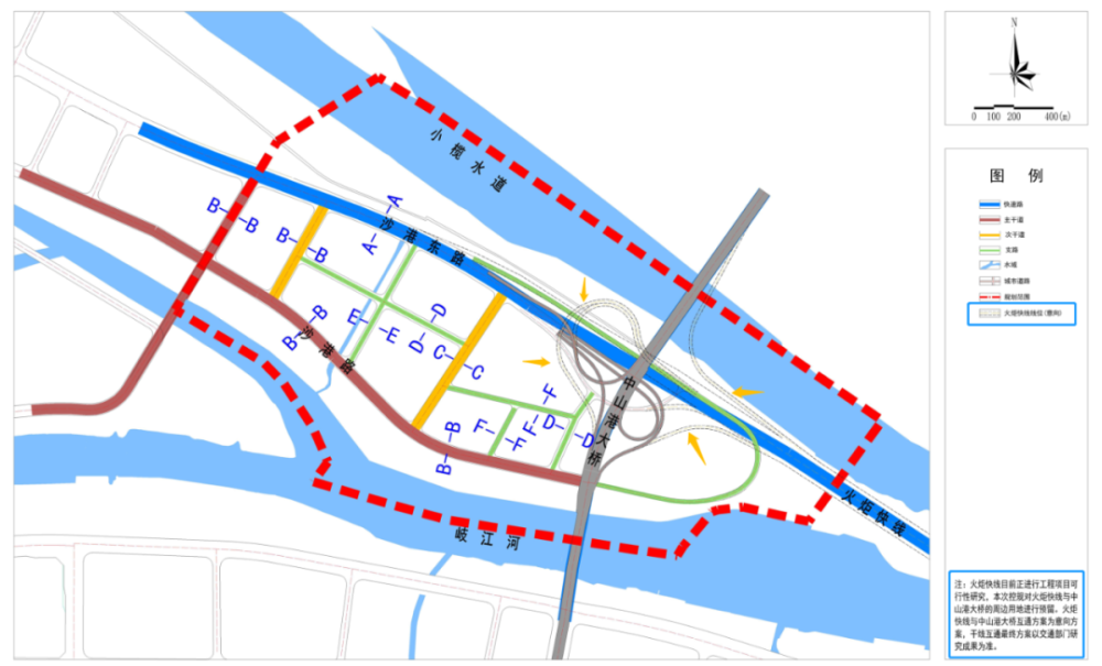 火炬快线意向线位曝光中山岐江新城部分控规调整
