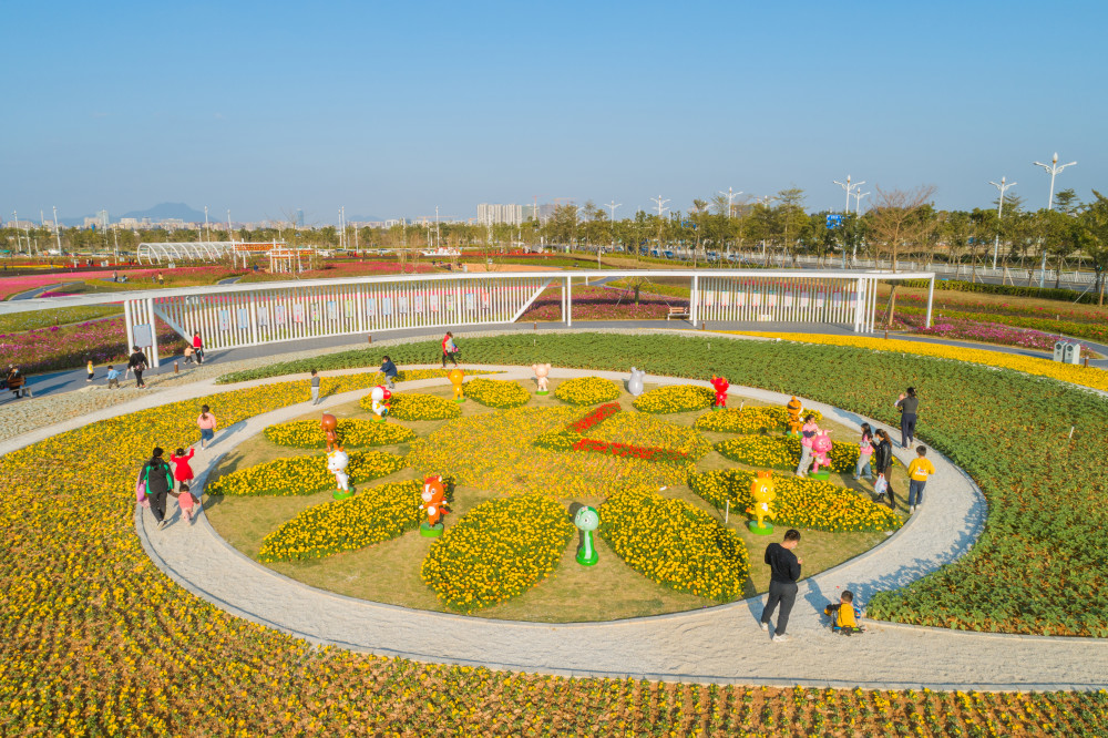 绝美滨海湾上新12万平方米浪漫花海