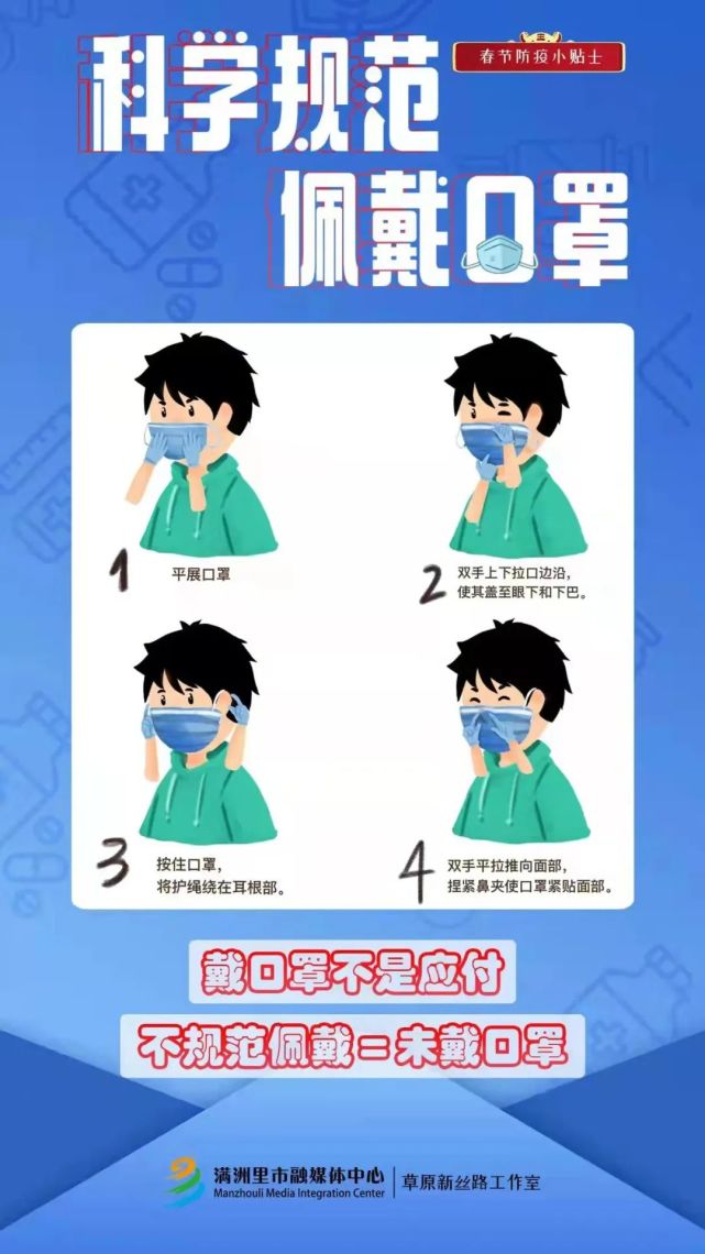 科学防范 佩戴口罩