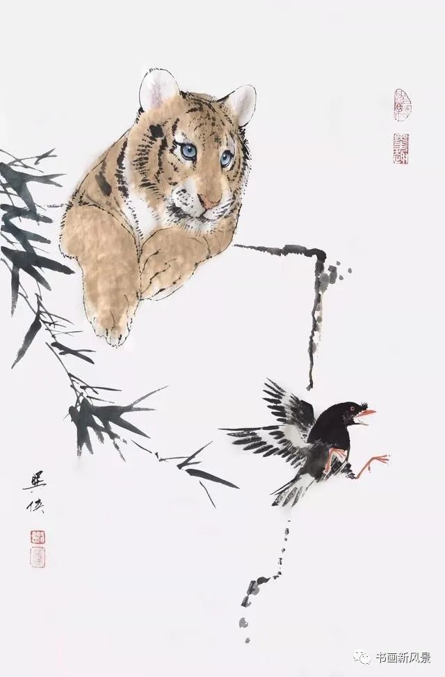 先后师承申石伽,郁慕洁,姚有信,任意等著名画家