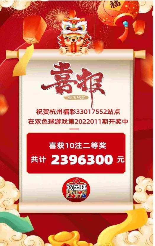 最高239万!双色球,快乐8齐迎中奖惊喜