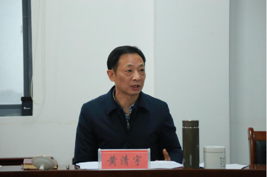 黄清宇指导桃花源旅游管理区党委班子党史学习教育专题民主生活会