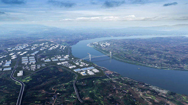 重庆江津白沙长江大桥通车助力川南渝西融合发展