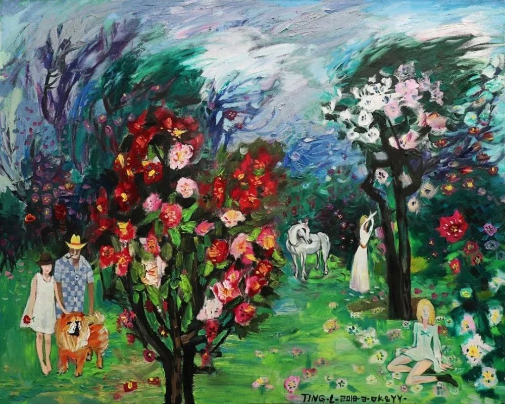 艺术工场刘婷把画画当作写日记梵高的疯狂和高更的质朴都不足以概括她