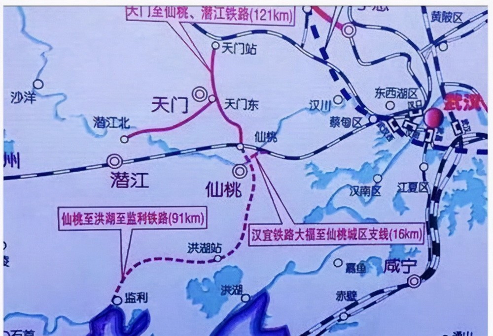 仙桃經洪湖至監利鐵路今年迎來第二喜3市聯合推動年內開工