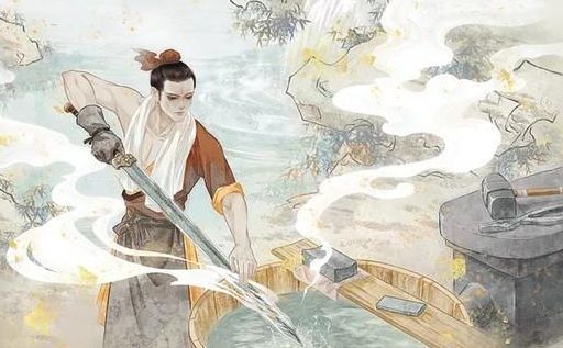 根据鲁迅先生《眉间尺》书中记载,主角就是神兵英魂中的"干将莫邪"的