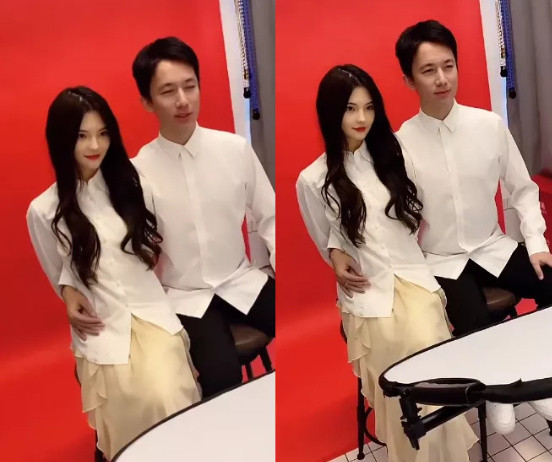 这也是李明霖第一次在直播间公布女友的长相,可惜的是没办成