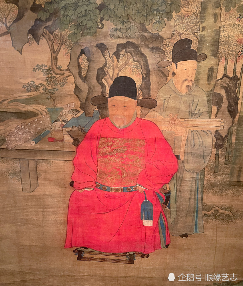 大明官员的工作证件照:明代肖像画中的古圣先贤,名臣硕老