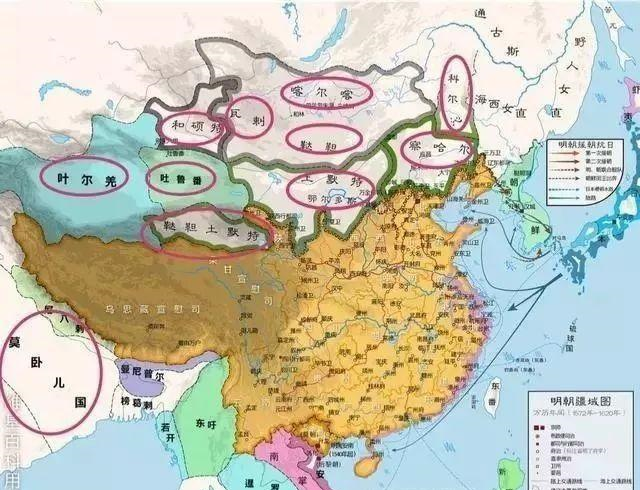 其后,蒙古分裂为鞑靼,瓦剌,兀良哈三部.