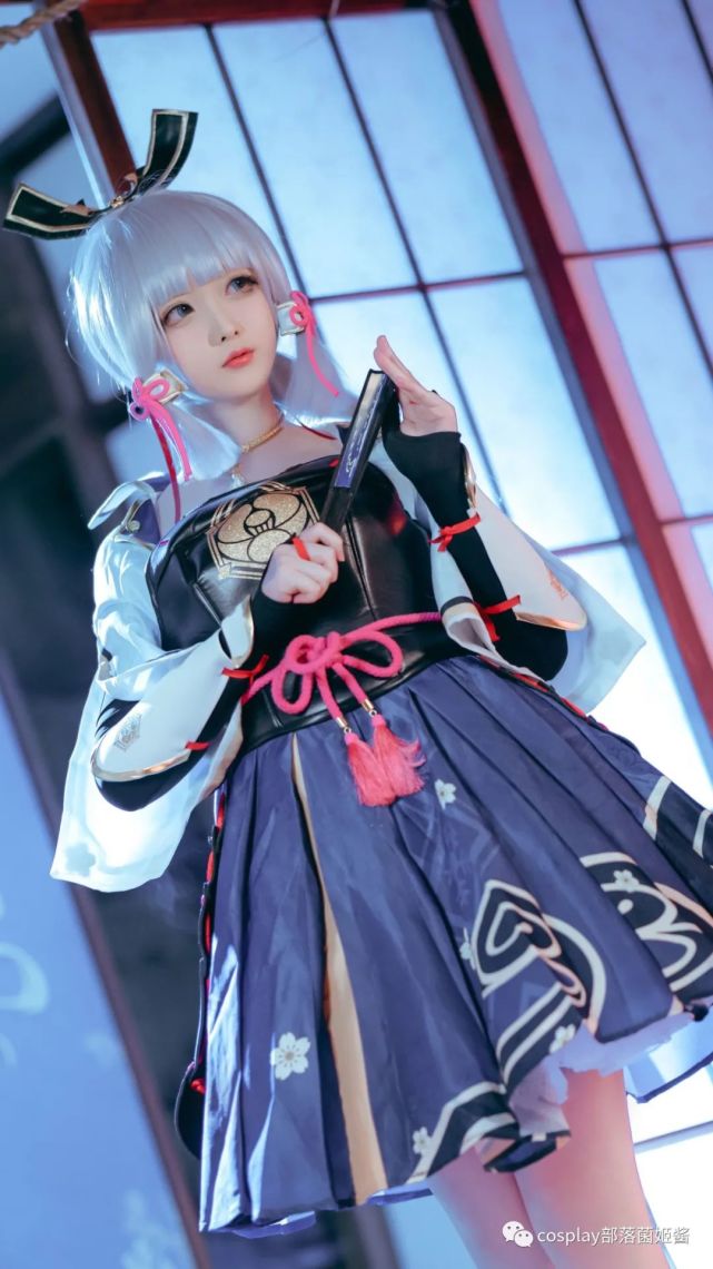 cos:原神神里绫华cos正片@小夜子