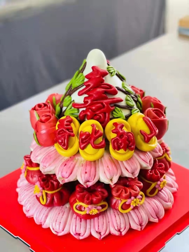 胶东花馍飘香淄博小村庄花馍礼盒年根儿供不应求