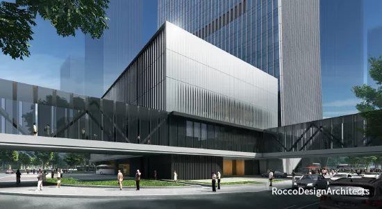 时代中国南沙总部大楼具有独特外观的超高层地标