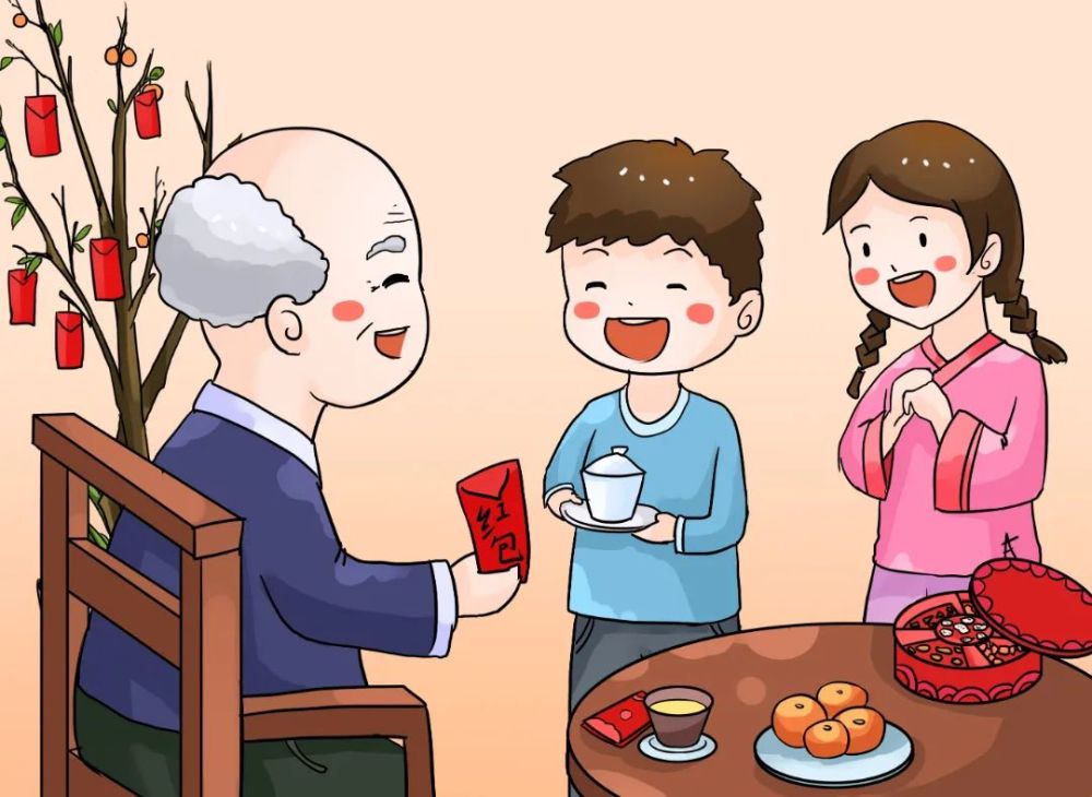 梅陇镇乐贝尔幼儿园分享春节到礼要到礼仪要让孩子知道