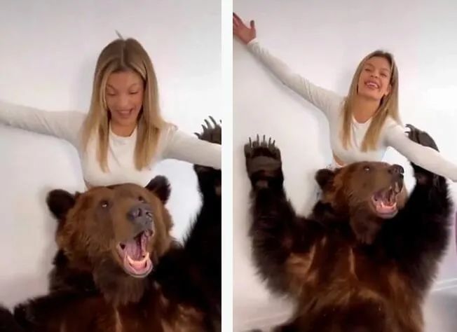 俄罗斯女孩在家养野生熊结果……这次玩大了英语四级作文评分标准细则