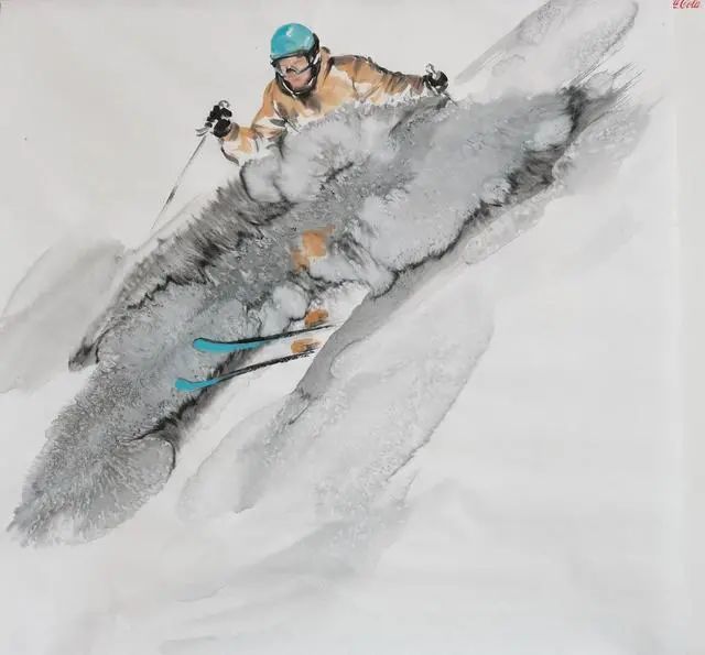 【国画天地】福虎迎春—王培琪迎冬奥《激情冰雪》系列作品