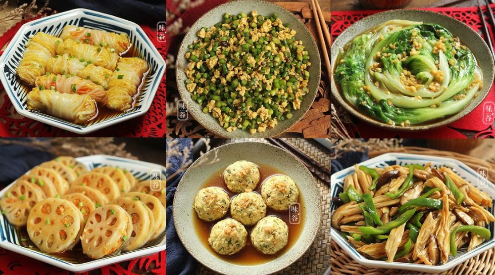 除夕年夜饭6道吉祥素菜要摆上桌吉祥喜庆寓意六六大顺