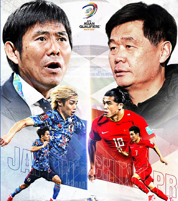 世界杯 中国0-2日本！国足想晋级世界杯，最后需要3连胜，澳大利亚3连败