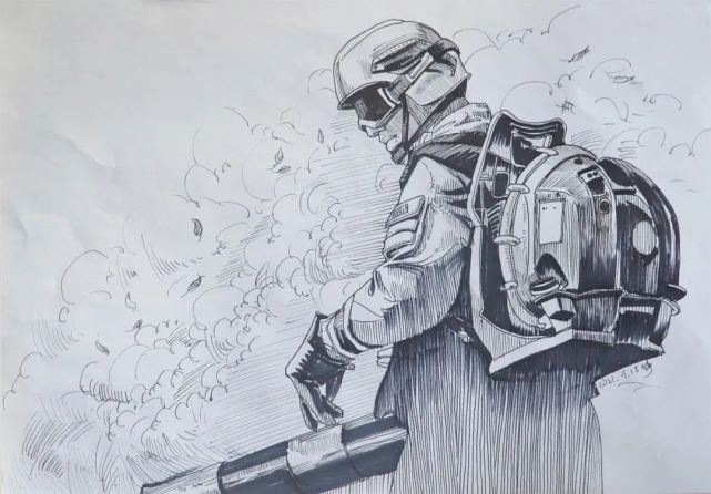 最后,支队康建有政委宣布,大兴安岭森林消防支队"岭上火焰蓝"冰雪文化