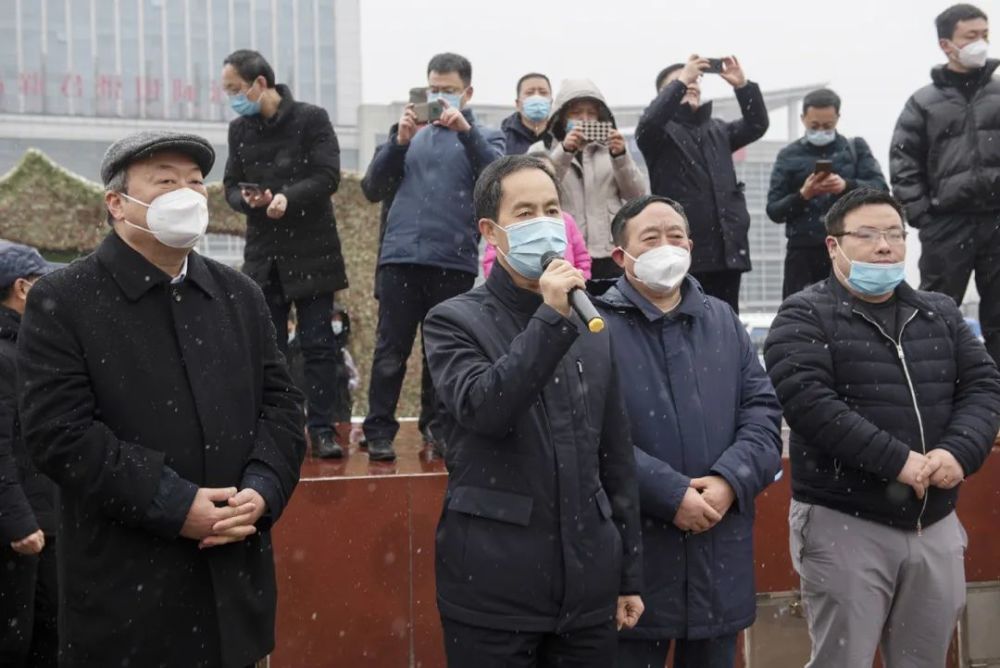 寶雞高新區衛健局局長張永寧,漢唐醫療集團董事長,總經理孫京華,漢唐