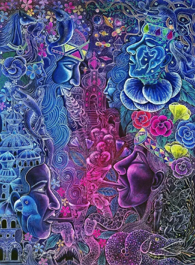 致幻艺术(psychedelic art,指艺术家们服用致幻剂(lsd)后产生幻觉,在