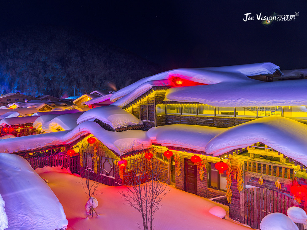 雪后夜景怎么拍摄影师给您几点建议走进最具年味的雪乡聊摄影