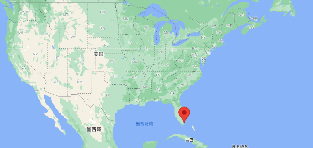 迈阿密地图位置图片
