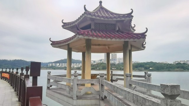 东莞南城蛤地水濂湖公园景区内的环湖路约7公里全新亮相