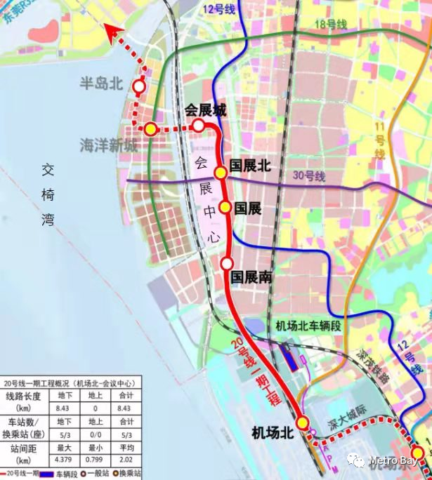 深圳地铁20号线站点图图片