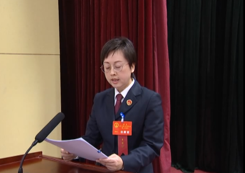 县人民检察院检察长庞雪作献县人民检察院工作报告.