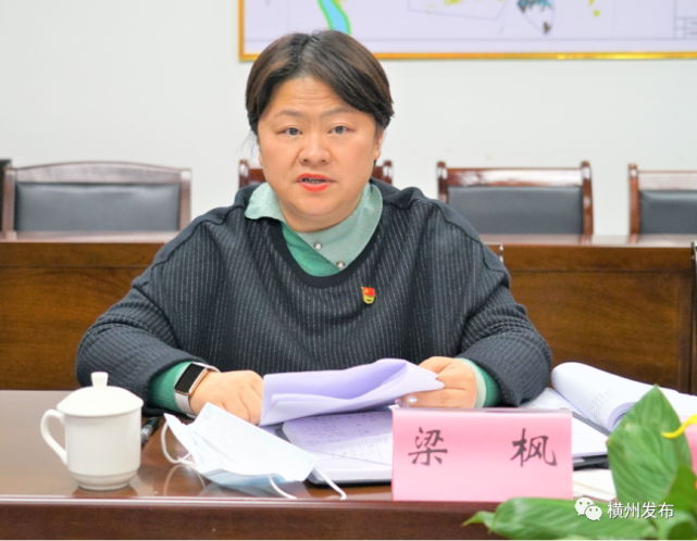 梁枫到六景镇参加指导党史学习教育专题民主生活会