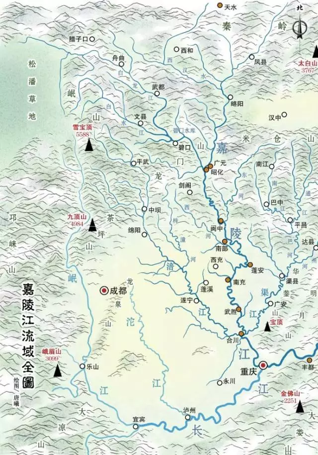如果没有地震带来的汉水改道(史书称之为嘉陵夺汉),也许诸葛亮的