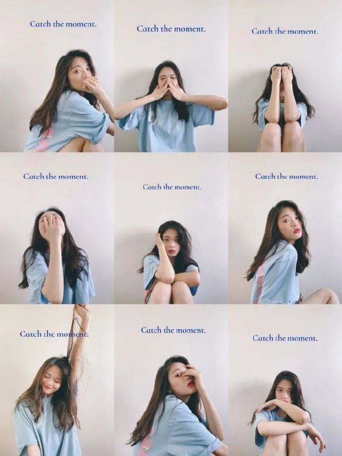 拍照姿势一面白墙就能拍美照附拍照pose