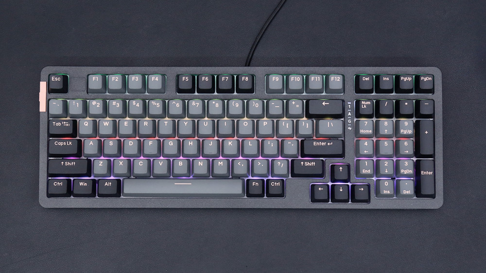 达尔优a98单模有线游戏机械键盘评测:性价比杀疯了_腾讯新闻