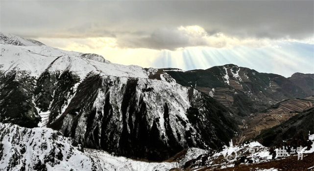 会泽大海草山的雪,甚是惹人爱