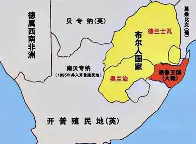 奥兰治没有与德兰士瓦合并,而是成立了自由邦,以布隆方丹(意为花之泉)