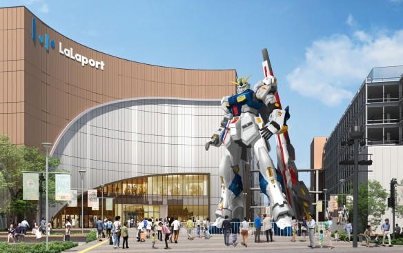 全新高达景点gundam park落户福冈 三店合一4月开张