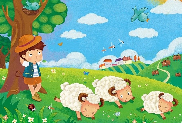 新编狼来了当狼遇到了诚实的放羊娃