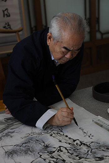 "寅虎迎春 喜迎冬奥"范曾书画作品,木版水印展在荣宝斋举办