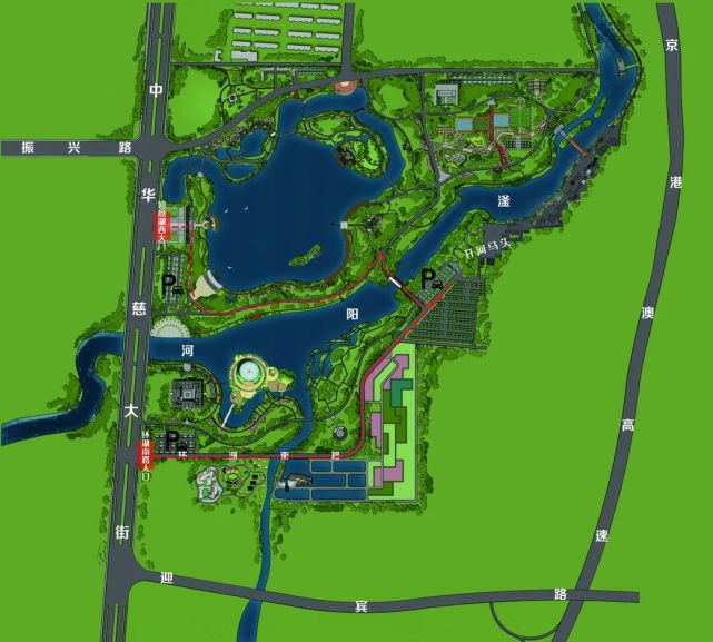 1/2进入开河马头请走如意湖西大门和环湖南路两个入口,其他入口因防疫